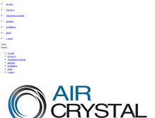 Tablet Screenshot of aircrystalinc.com